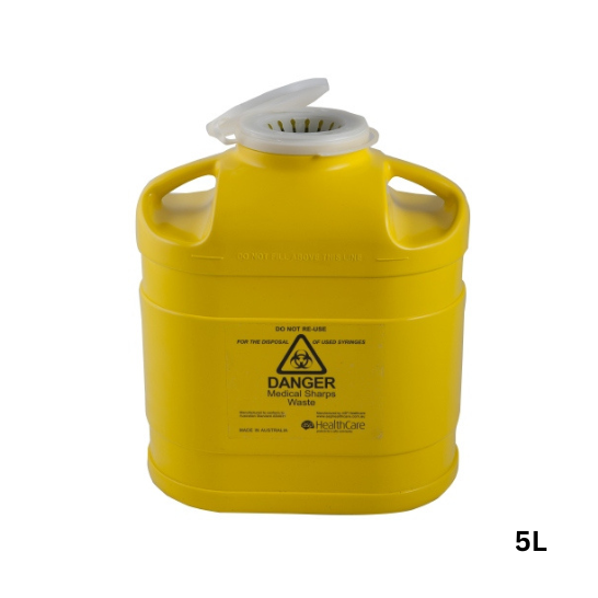 ASP Healthcare FITTANK™ Snap Top Sharps Container