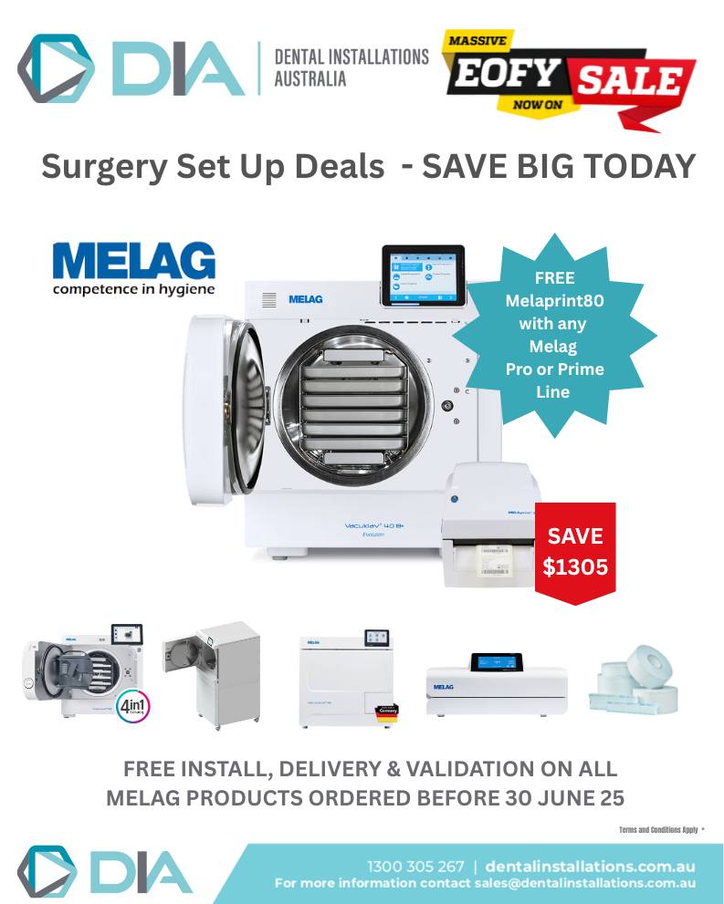 Melag Surgery Set-Up EOFY Deal – Save $1305 + Free Bonus!