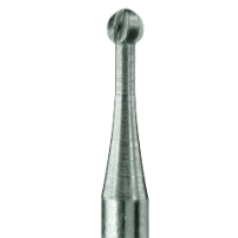 Alston-Prima Steel Round Burs #9; Diameter 2.5mm. Pack of 6