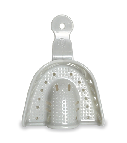 DiaGuru Perforated Impression Trays – Grey, Pack of 12