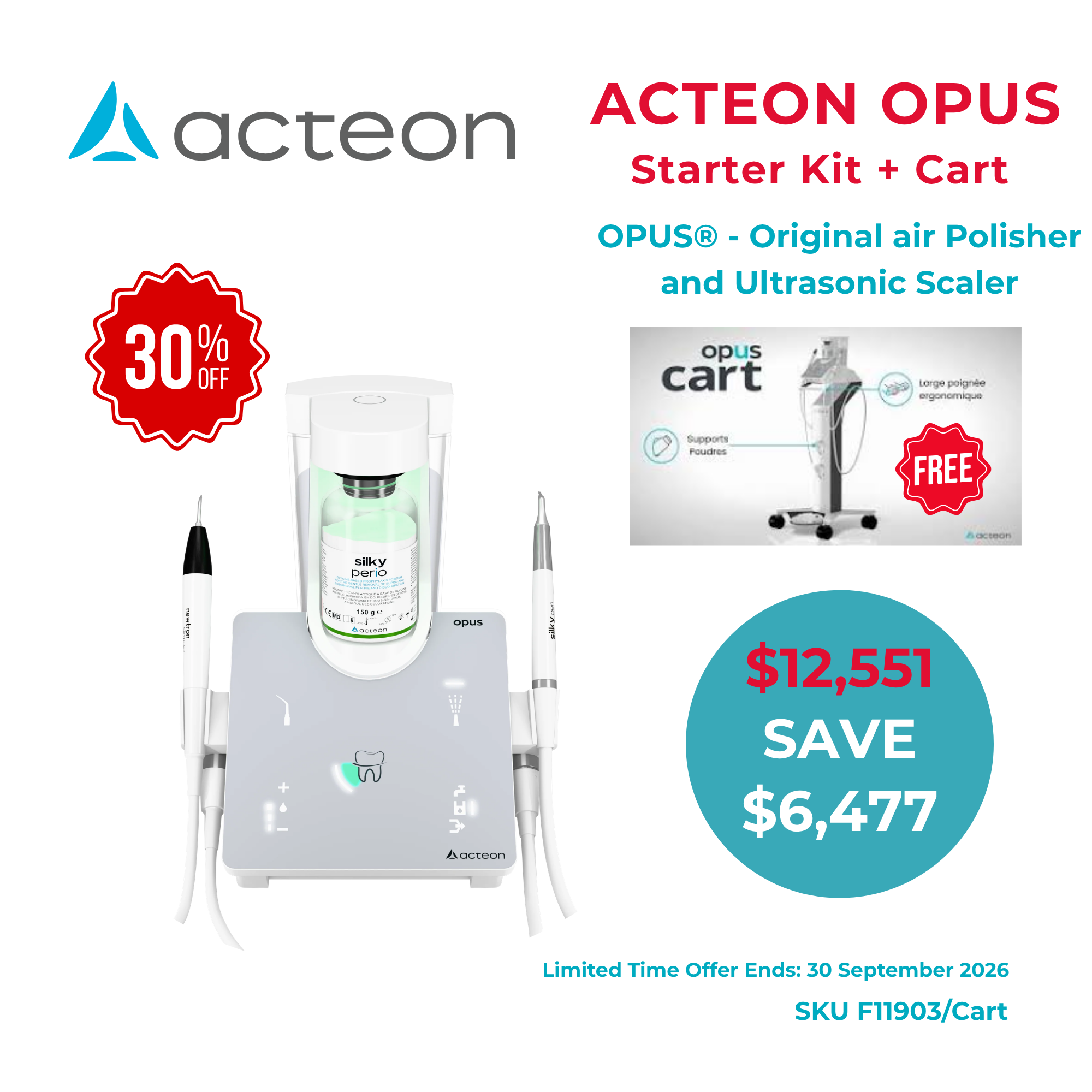 Acteon OPUS+ Free cart