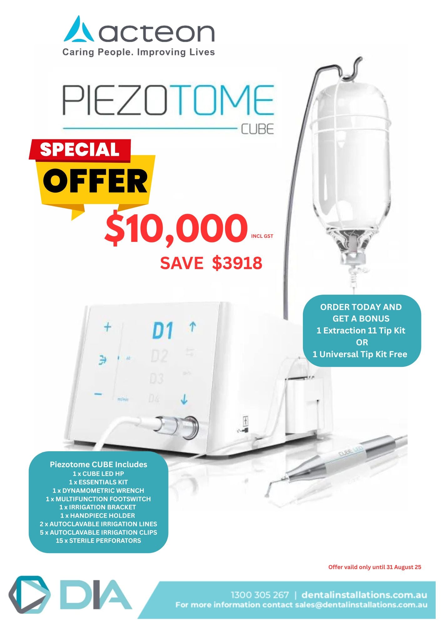 Acteon PIEZOTOME Cube