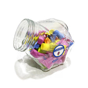 Be You Glass Dispenser (mixed colours) Includes 36 x 10ml toothpastes