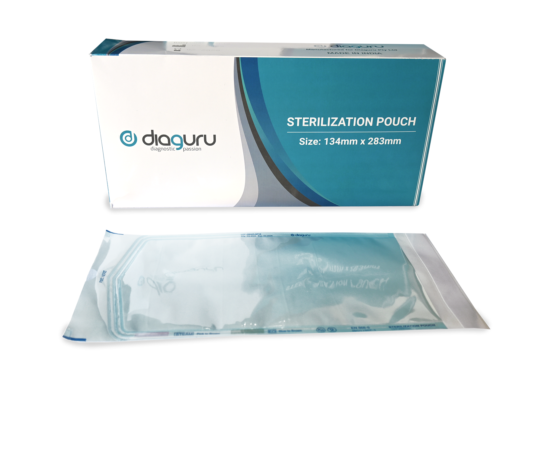 Self Sealing Sterilisation Pouch; 134mm x 283 mm; 200/Pack