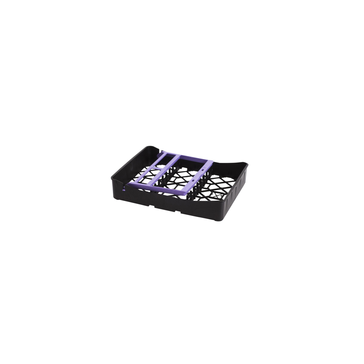 Directa PractiPal Half Tray w/ Instrument Clamp - black/lilac – SKU DT-115106
