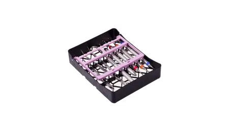 Directa PractiPal Half Tray w/ Instrument Clamp - black/pink
