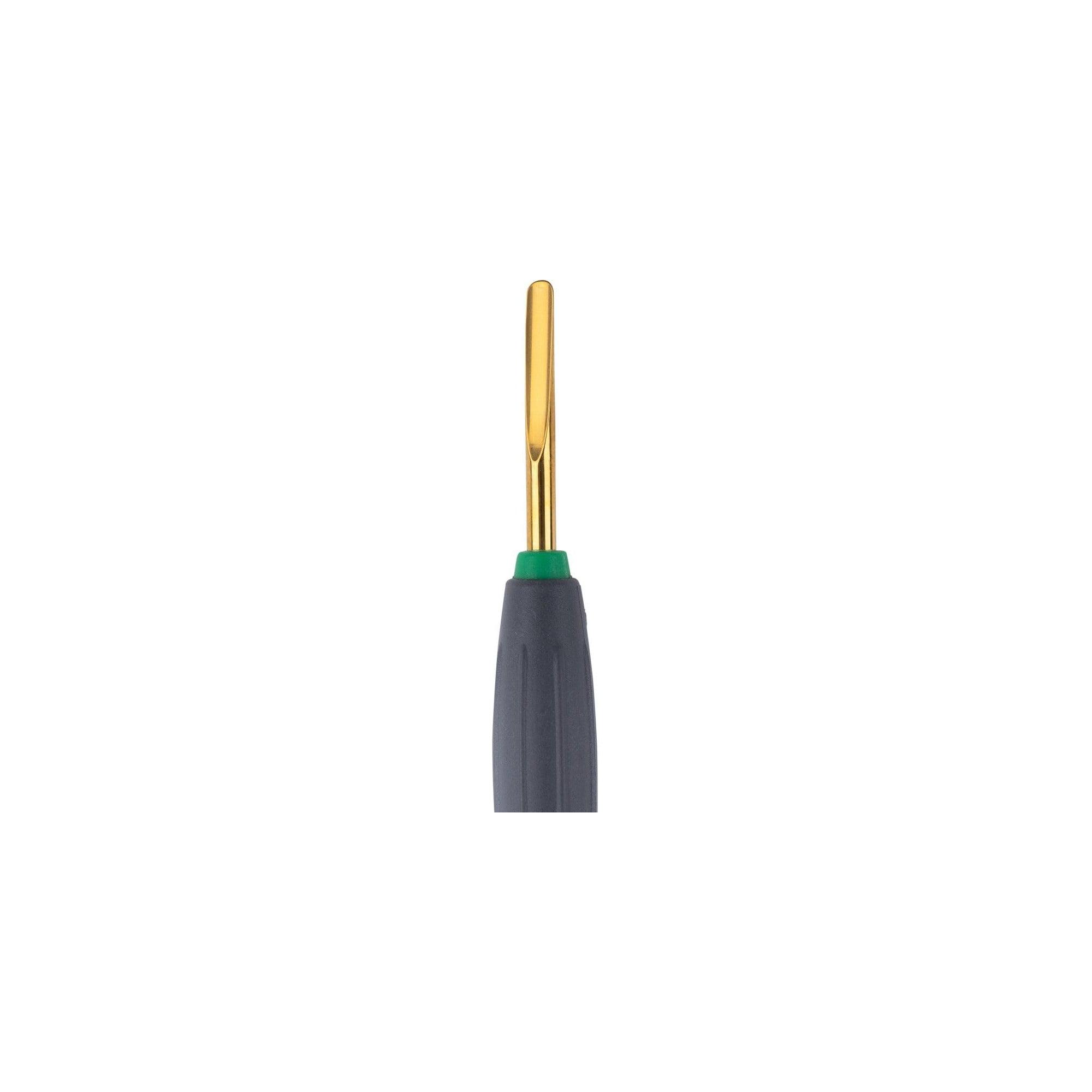 Directa Luxator P-Series P1 straight blade dark green dental extraction instrument
