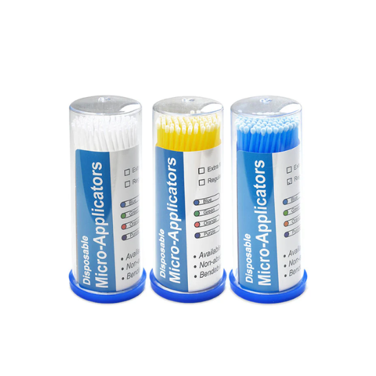 Disposable micro-applicators Brush in Size 2.50mm 2.00mm and 1.50mm - Dental Installations (Aust) Pty Ltd