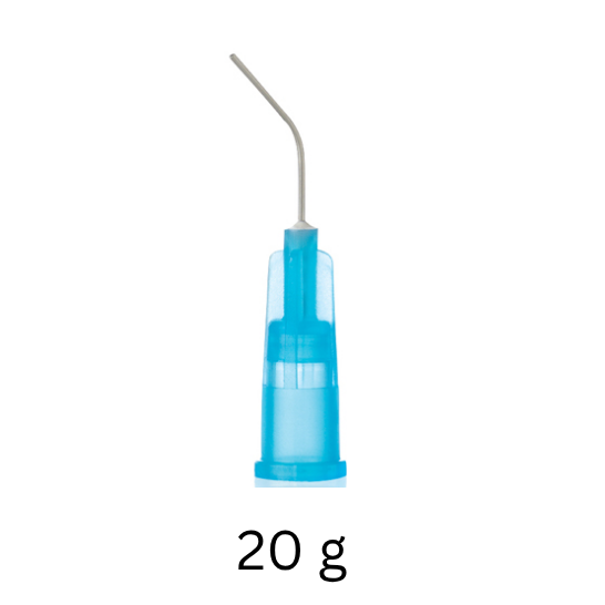 Blue dental.injector with a metal tip - - Dental Installations (Aust) Pty Ltd