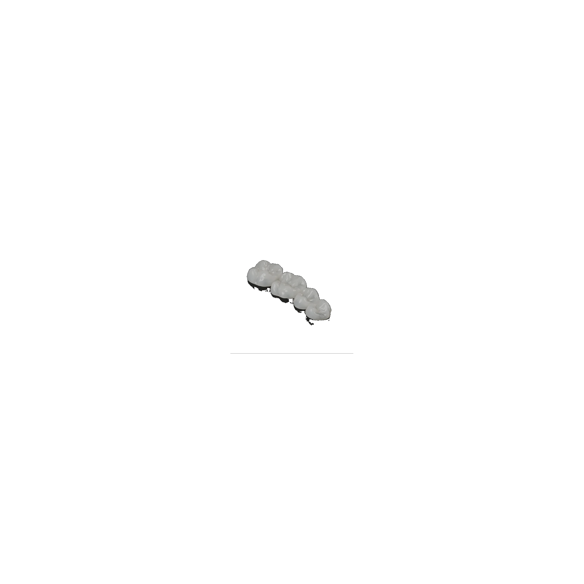 edelweiss Dentistry 4 OcclusionVD Refill Set: 47-44 Large Lower (1x 47, 46, 45, 44 L)
