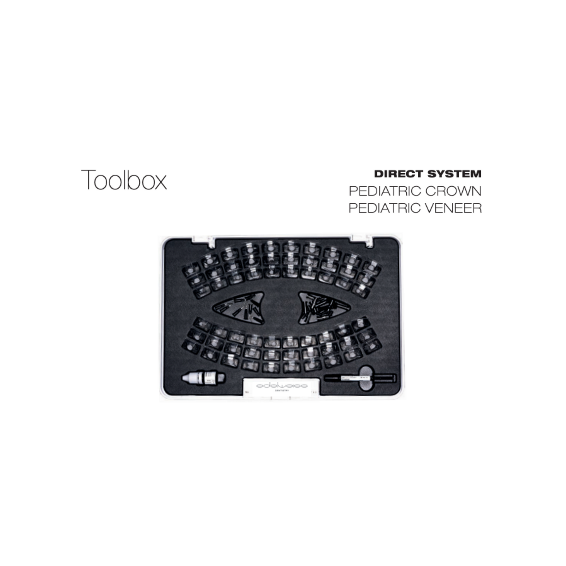 edelweiss Dentistry Paediatric Crown Toolbox direct restorative system