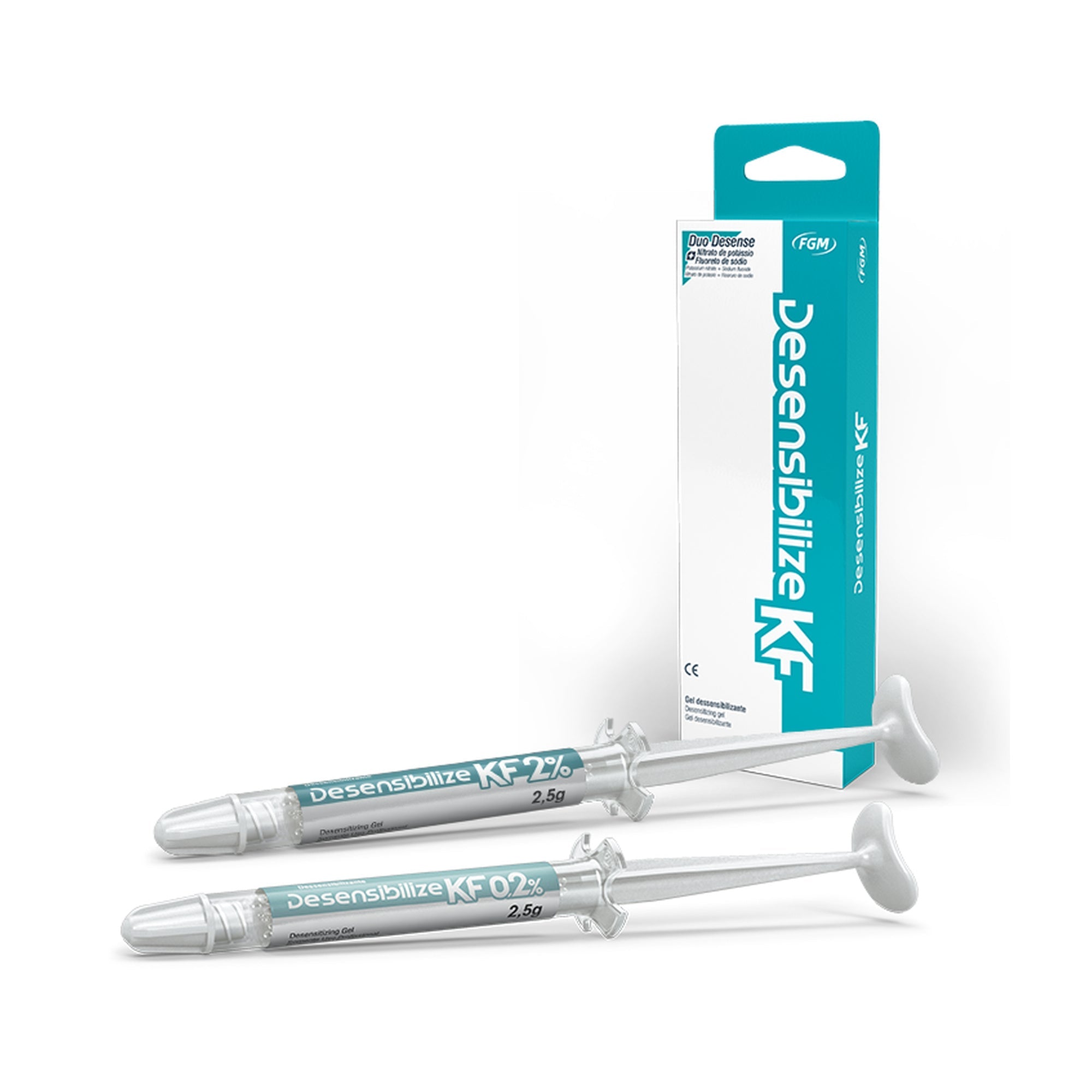 FGM Dental Desensibilize KF 0.2% 2.5g desensitizing gel syringe