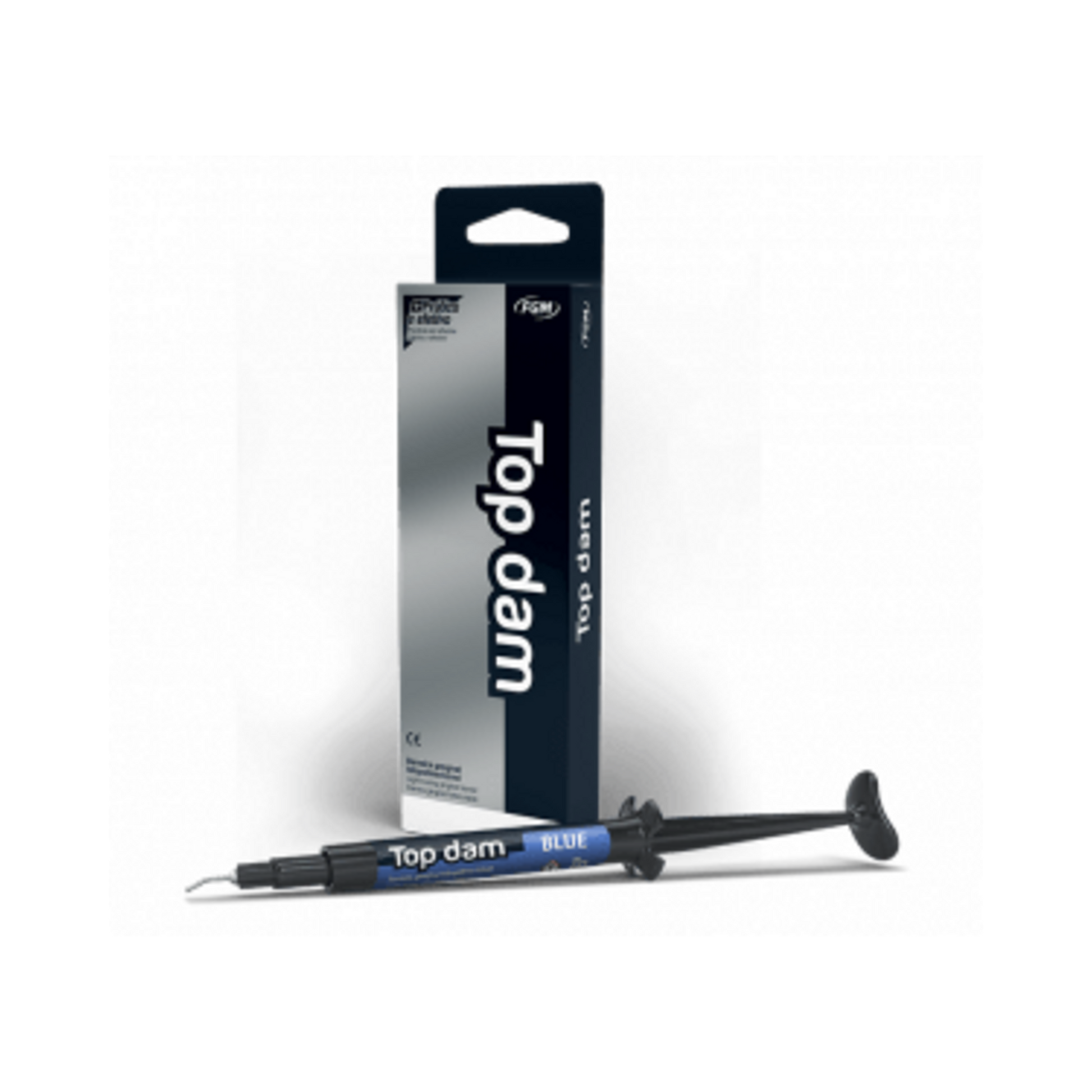 FGM Dental Top Dam Blue – 1x 2g syringe + 3x applicator tips