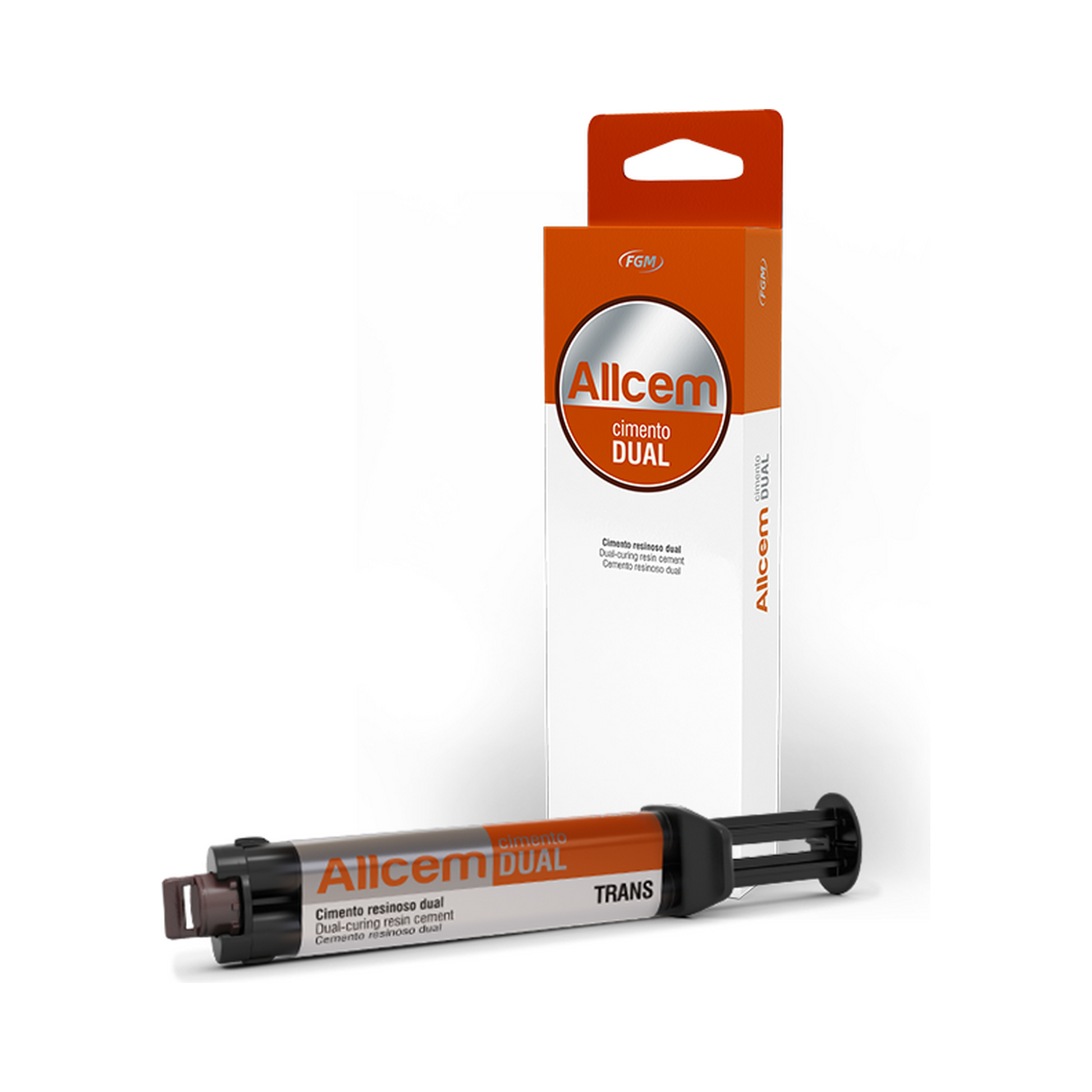 FGM Dental Allcem A3 dual-cure resin cement 5 g dual-body syringe