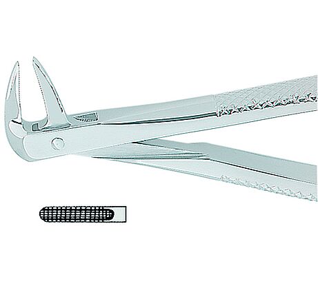 Kohler Dental Extracting Forceps English No. 74N MEDIUM