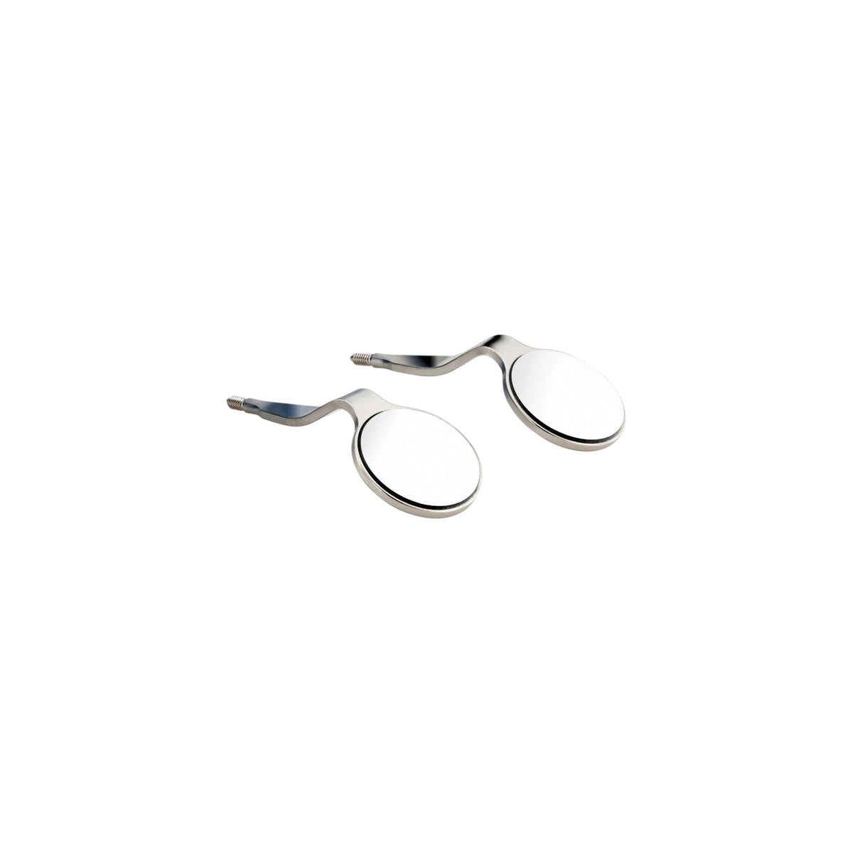 Kohler Dental Mirror double-sided, Rhodium no. 4, Pack of 6