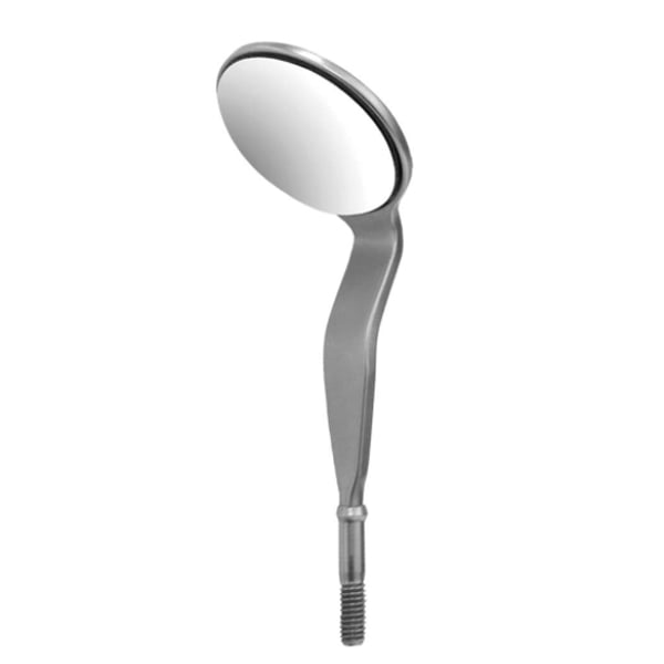 Kohler Dental Mirror double-sided, Rhodium no. 4, Pack of 6