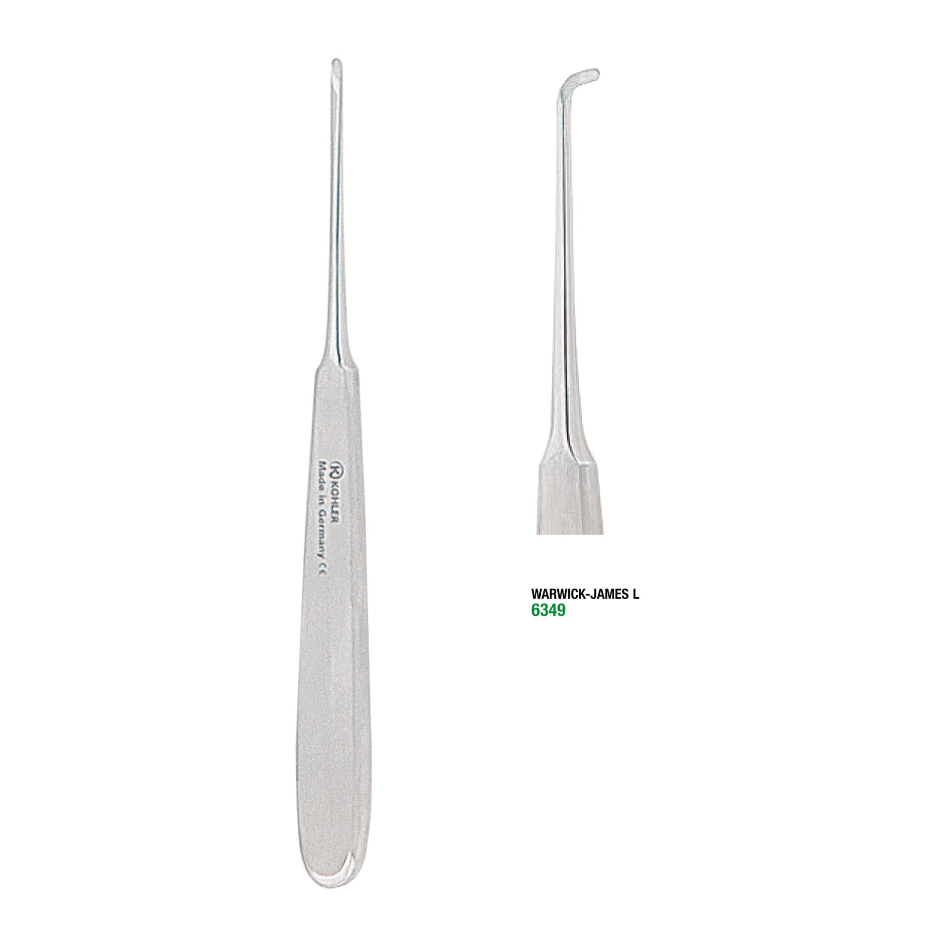 Kohler Dental Root-Elevators Warwick-James left