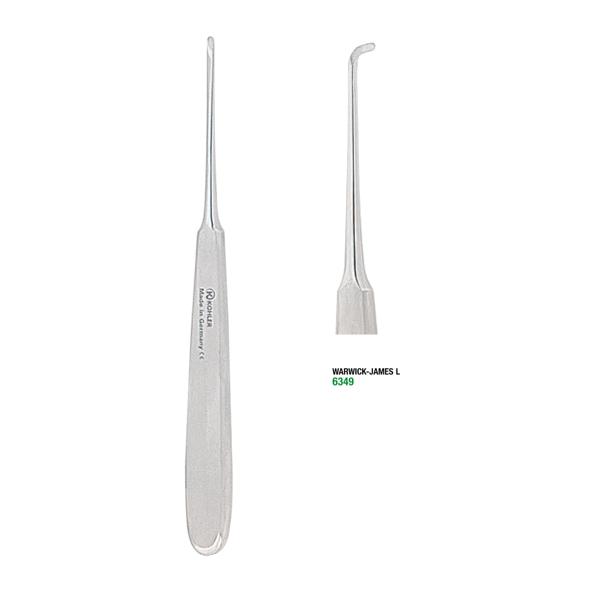 Kohler Dental Root-Elevators Warwick-James left