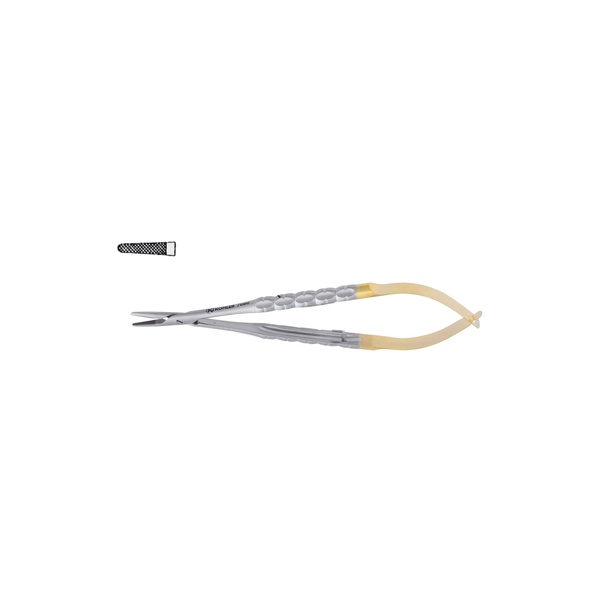Kohler Dental TRINOVO Castroviejo TC needle holder 14 cm