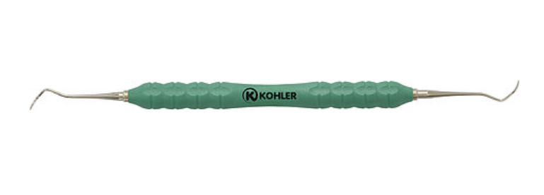 Kohler Dental Periodontal scaler 204S, TRINOVO-P handle