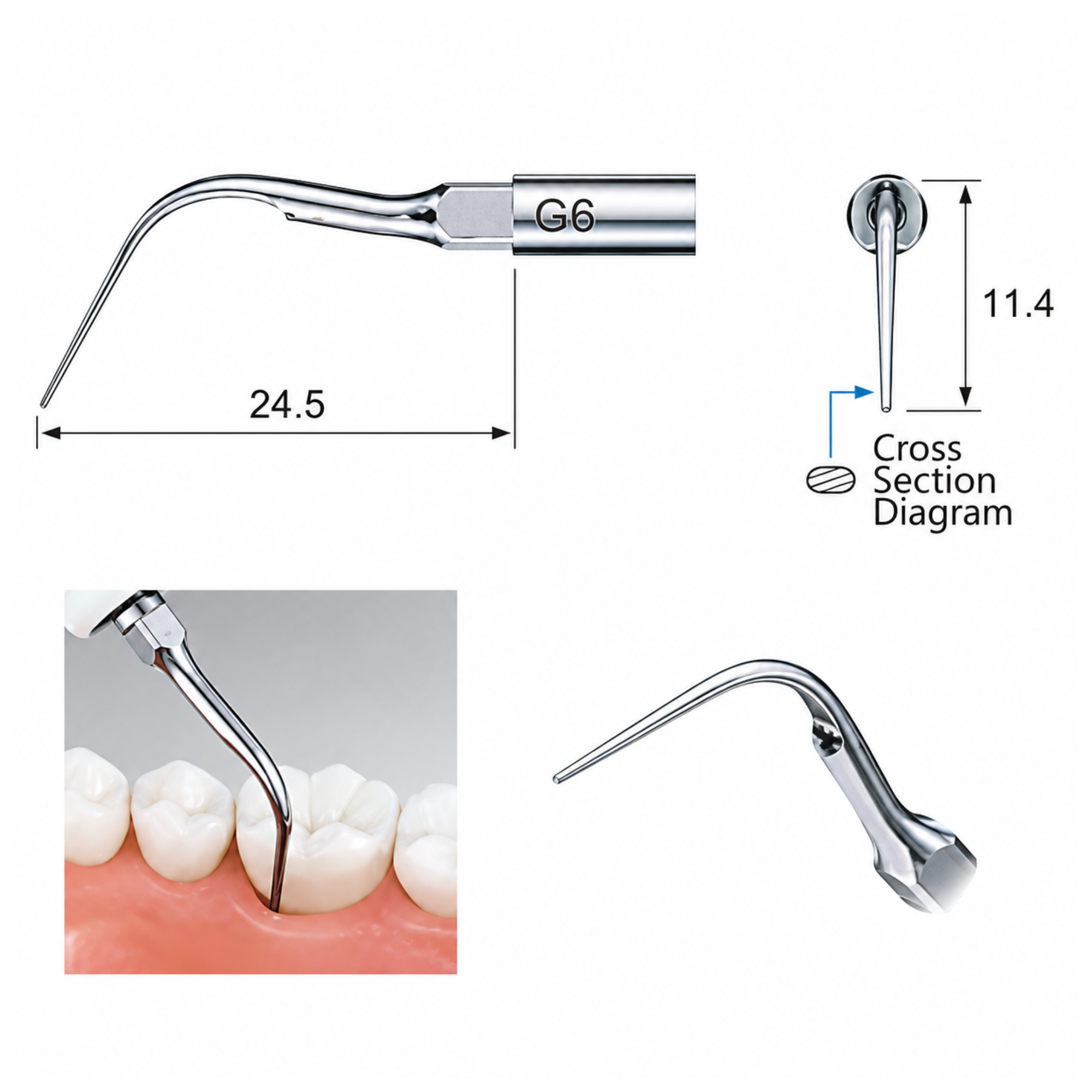 NSK G6-E Scaling Tip For EMS Ultrasonic Scaler