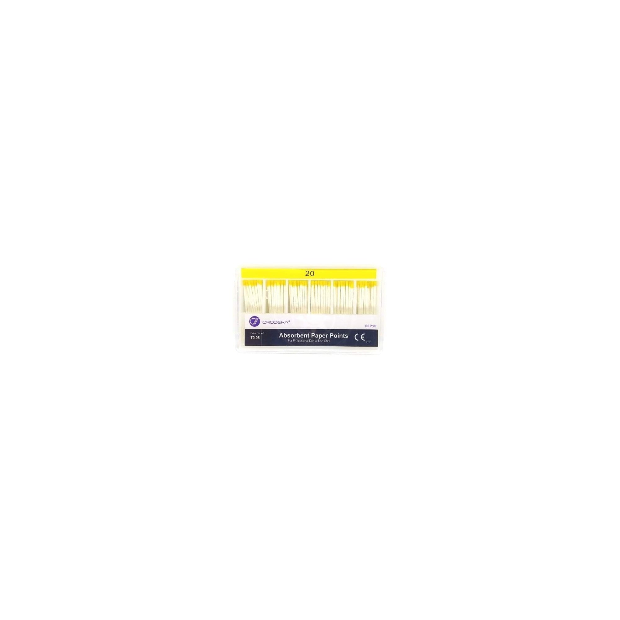 Orodeka® 0.02 mm Taper Paper Points, #25 - Box/200