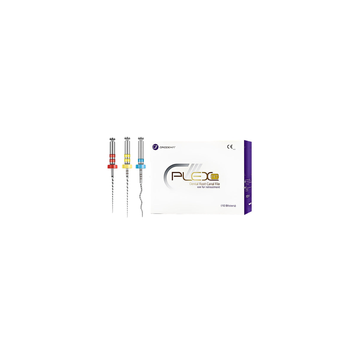 Orodeka® Plex RT Retreatment Rotary File Set 4 - Blister/3 3x 30/.02, 25 mm