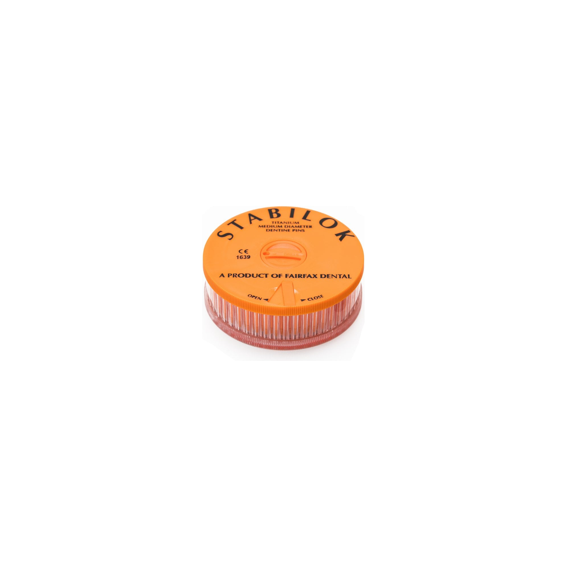 Fairfax Dental Stabilok Pins Jumbo Titanium Medium Orange 100