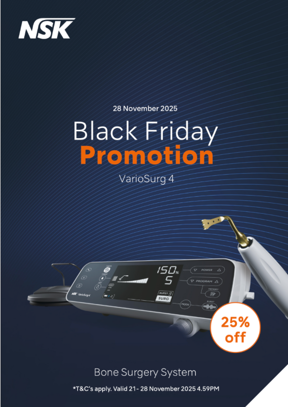 NSK VarioSurg3 Surgical System Optic Cplt  Set 230V incl. 1x LED HP/Cord, FC & Basic H-S TipKit