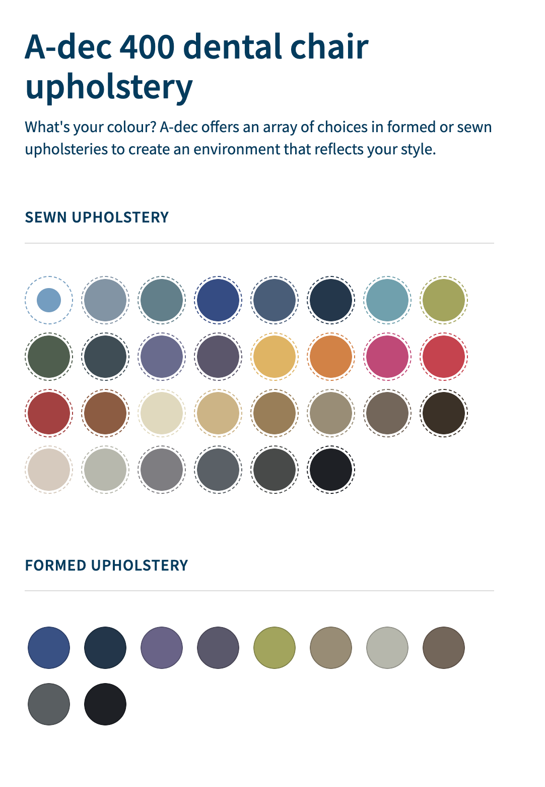 A-dec 400 Dental Chair