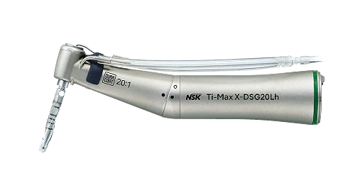 NSK Ti-Max X-DSG20Lh Titanium Surgical Optic Hp 20:1 Reduction, w/Hex Chucking Syst, Dismantleable