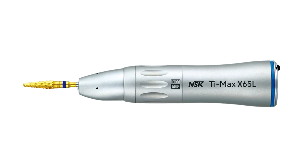 NSK Ti-Max X65L Titanium Optic E Type Lux Straight Handpiece 1:1 Drive For SHP burs