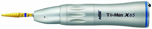NSK Ti-Max X65 Titanium Non-Optic E Type Straight Handpiece 1:1 Drive For SHP burs
