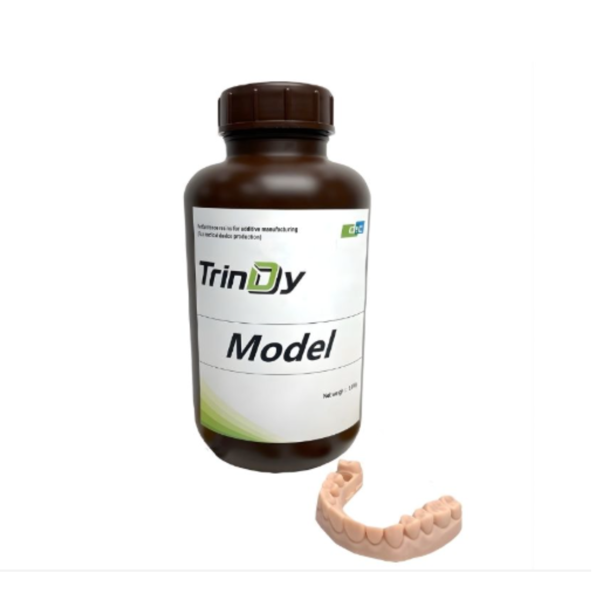Yamahachi TrinDy Model 3D Printing Resin is a high-precision, light-curing material specifically engineered for the fabrication of dental models, master models, and orthodontic models. This 1 kg beige resin is designed to deliver exceptional dimensional accuracy and stability, making it a reliable choice for laboratories and clinics.