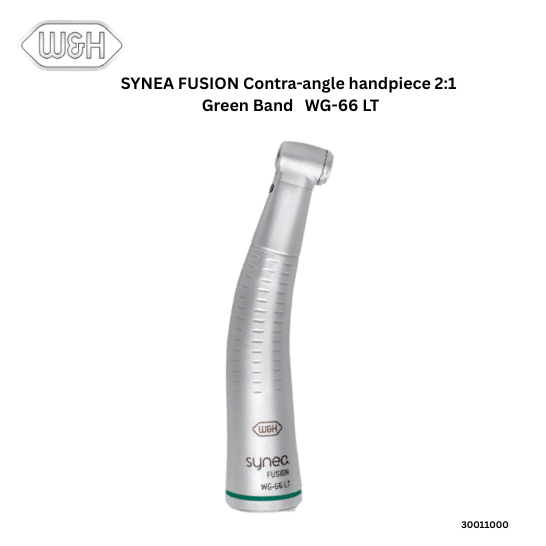W&H WG-66 LT SYNEA FUSION Contra-angle handpiece 2:1 
Green Band