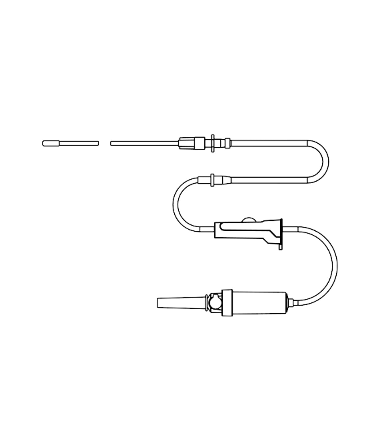 W&H Implantmed Disposable Irrigation Tubing with 1.8m cable 6pcs