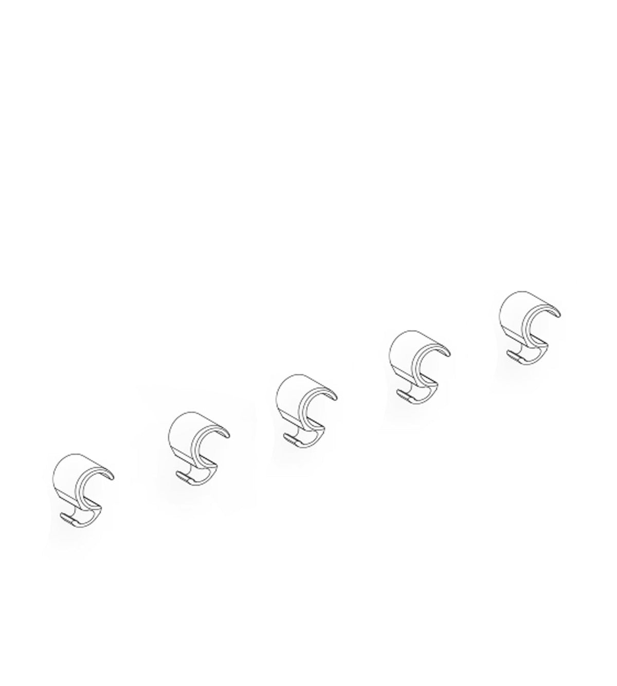 Clips (5 Pieces) for Implantmed SI-923/ SI-915