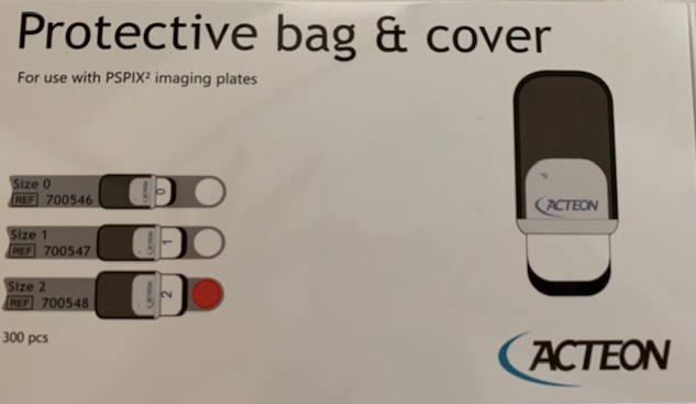 BAG & COVER FOR IMAGING PLATE SIZE 0