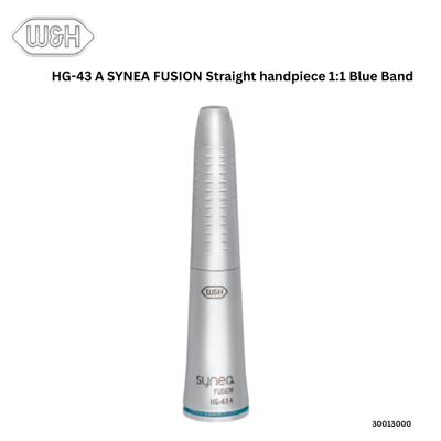 W&H HG-43 A SYNEA FUSION Straight handpiece 1:1 Blue Band
