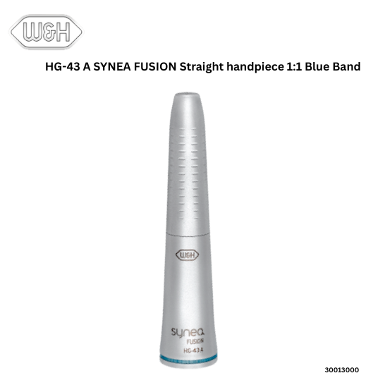 W&H HG-43 A SYNEA FUSION Straight handpiece 1:1 Blue Band