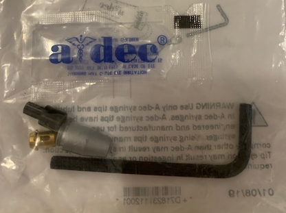 A-dec Triplex Syringe Nut Assembly, Smooth, Non-Locking