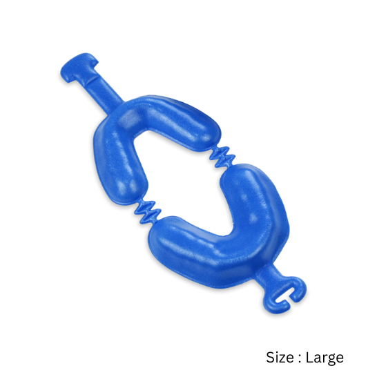 Dual Arch Fluoride Foam Tray - 50/Bag Large (Blue) 50/Bag