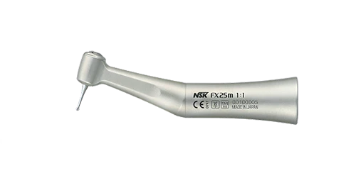 NSK FX25m C/A 1:1 H/pce, Non-Optic, Max 40,000min-1, Ext. Water Spray, B/Bearing UP Chuck for CA Bur