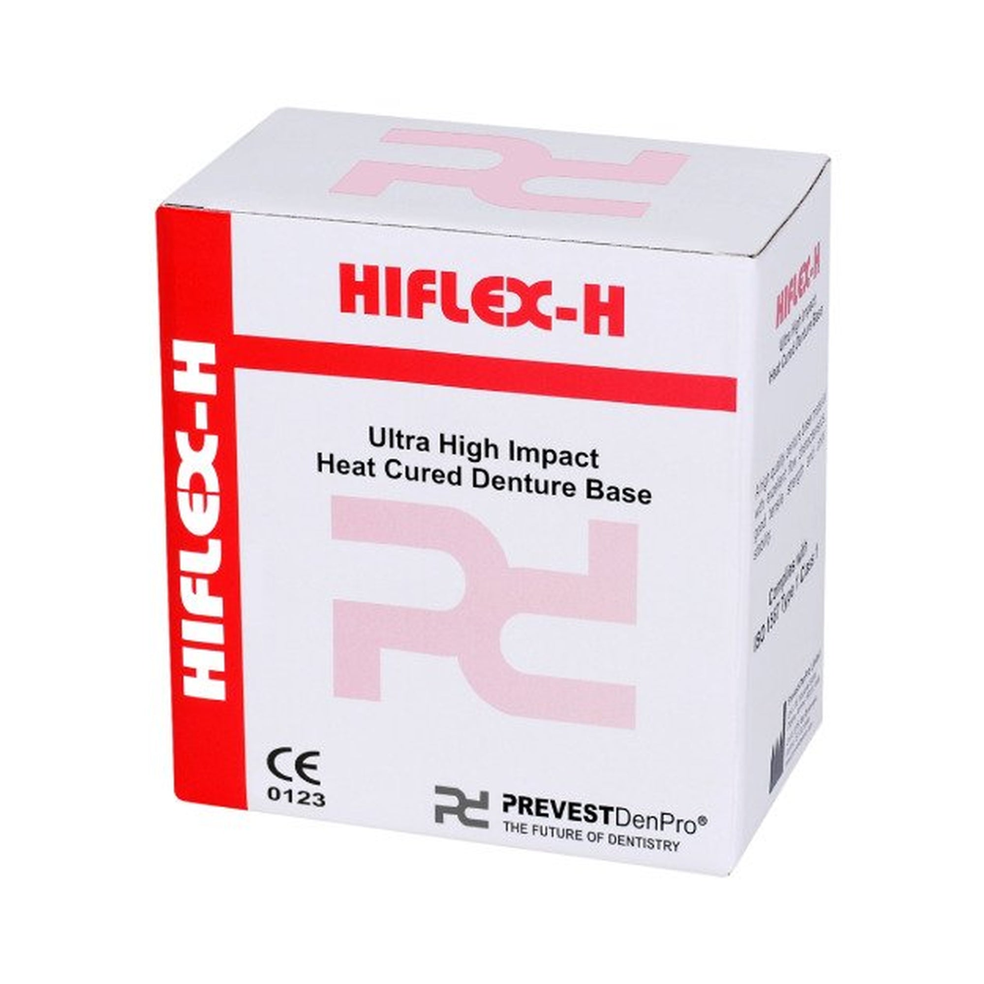 Prevest Denpro Hiflex H heat-cured denture base acrylic range