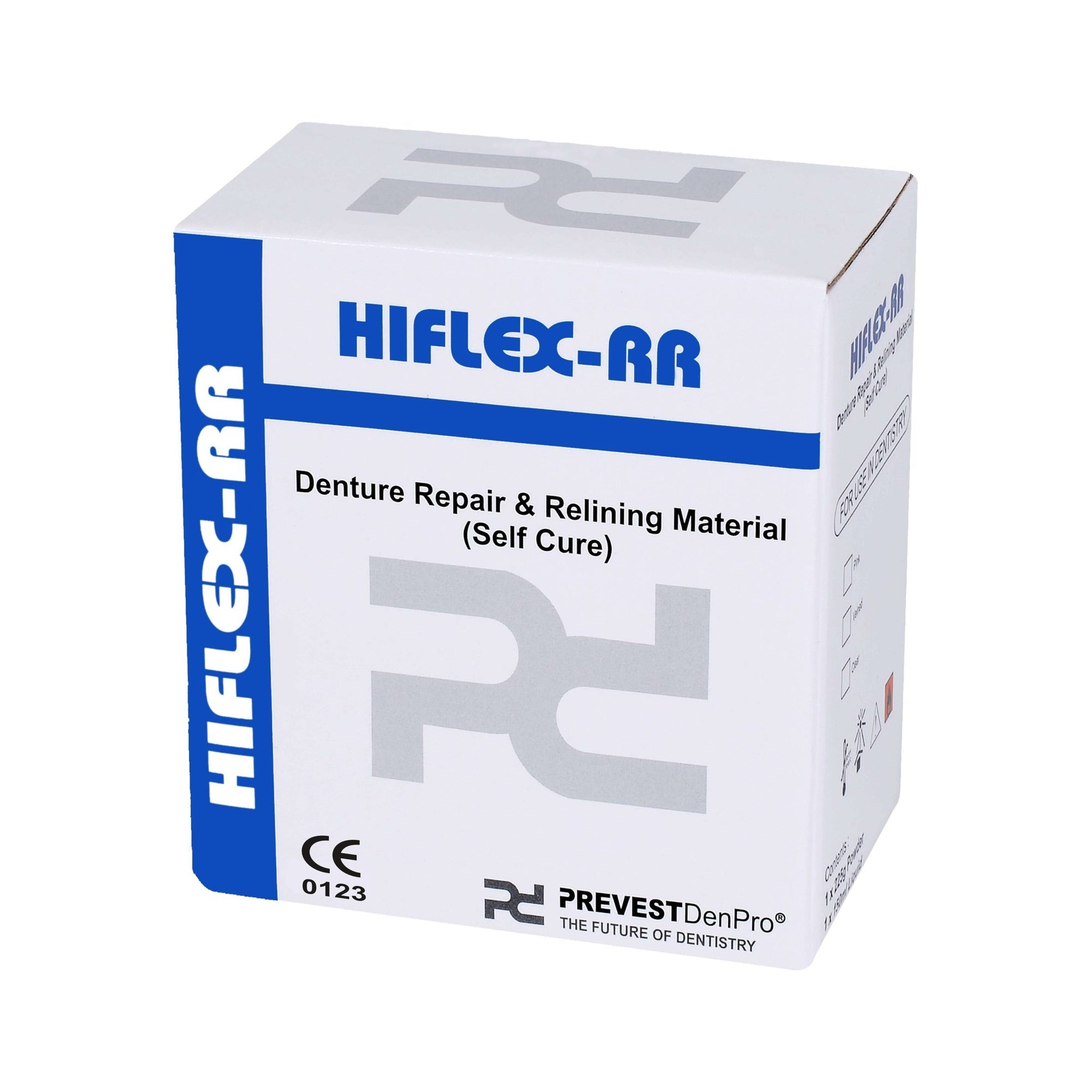 Prevest Denpro Hiflex RR self-cure denture base acrylic range