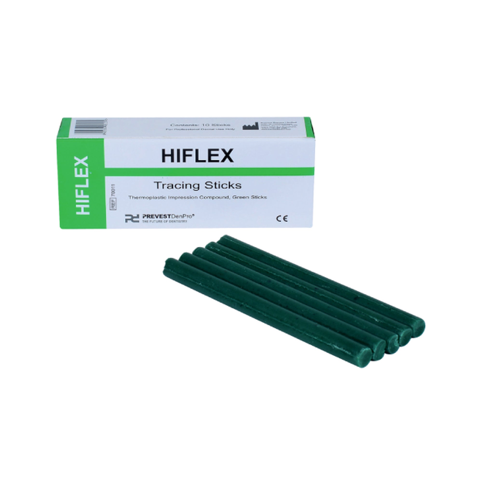 Prevest Denpro Hiflex Green Tracing Sticks impression compound 90g