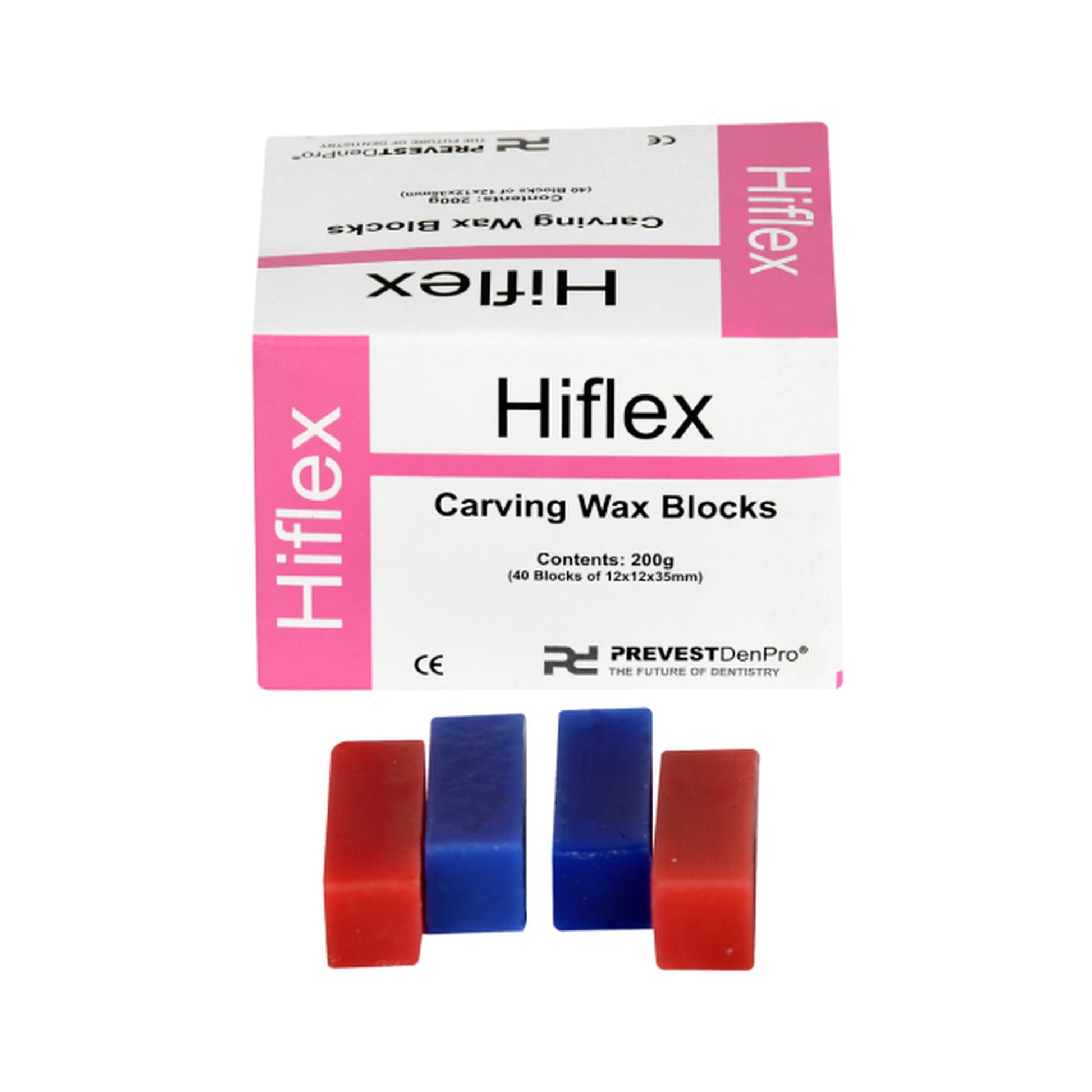 Prevest Denpro Hiflex Carving Wax Blocks dental lab wax 200g