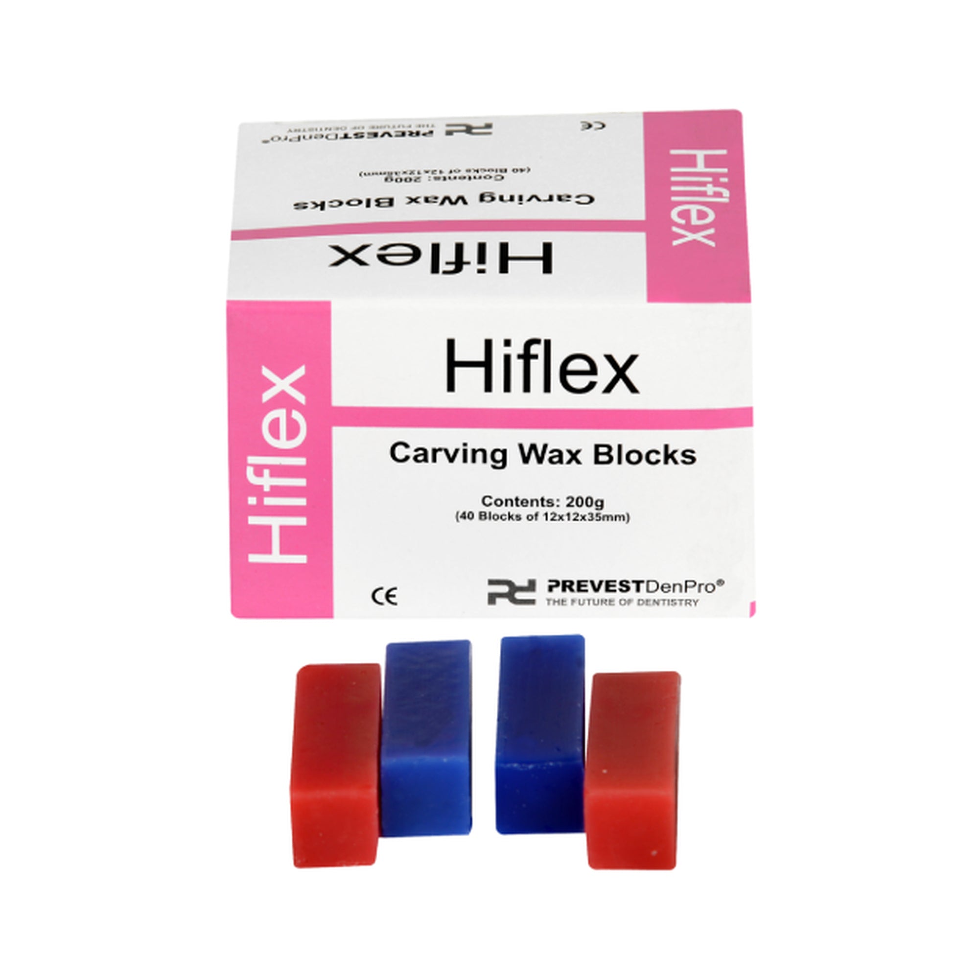 Prevest Denpro Hiflex Carving Wax Blocks dental lab wax 200g