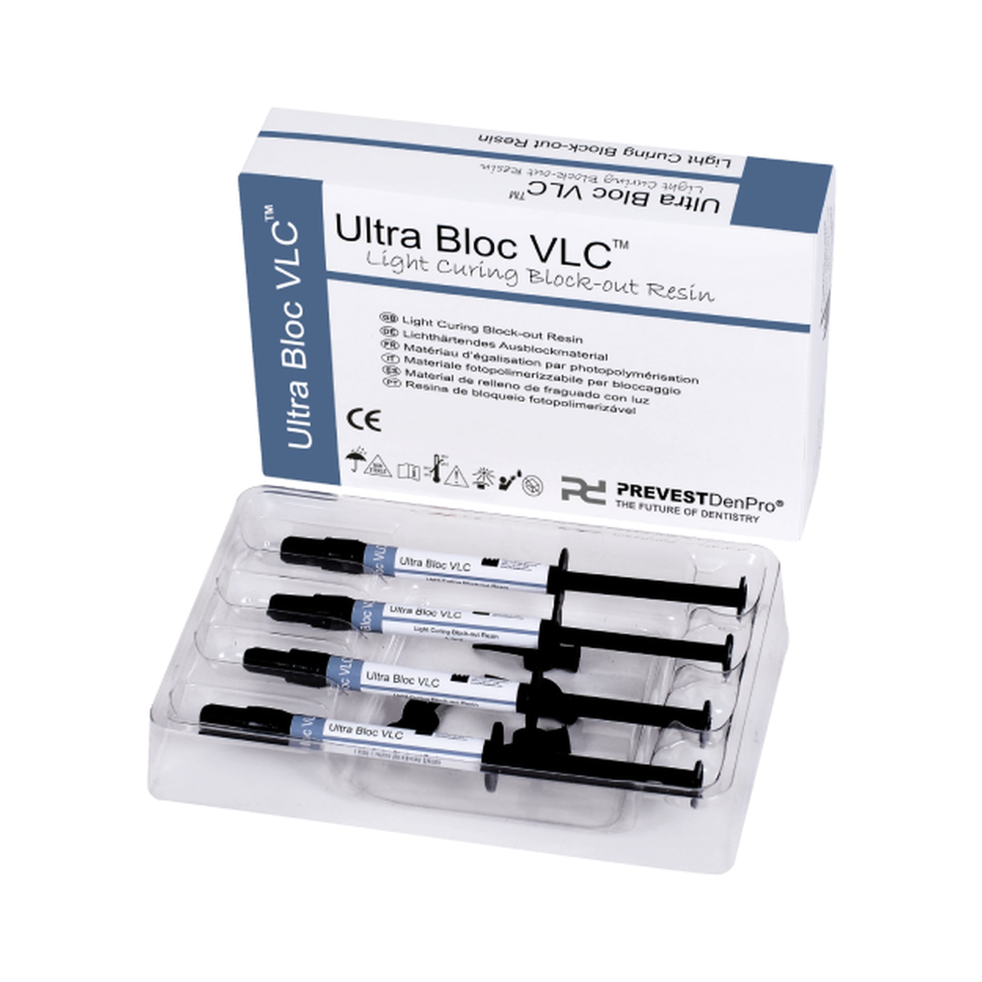 Prevest Denpro Ultra Bloc VLC light curing block-out resin kit